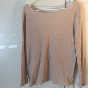 Open back H&M long sleeve